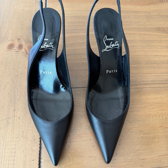 Christian Louboutin Shoes - Christian Louboutin Clara Napa Slingback blk